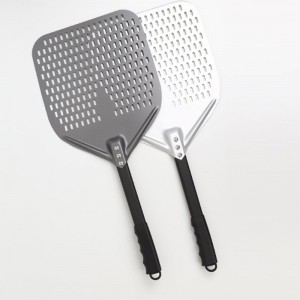 Mango desmontable 12 pulgadas/13 pulgadas/14 pulgada/16 pulgadas pizza de aluminio perforada pizza pizza pizza spatula pizza paleta