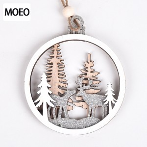 Basos de Navidad de madera