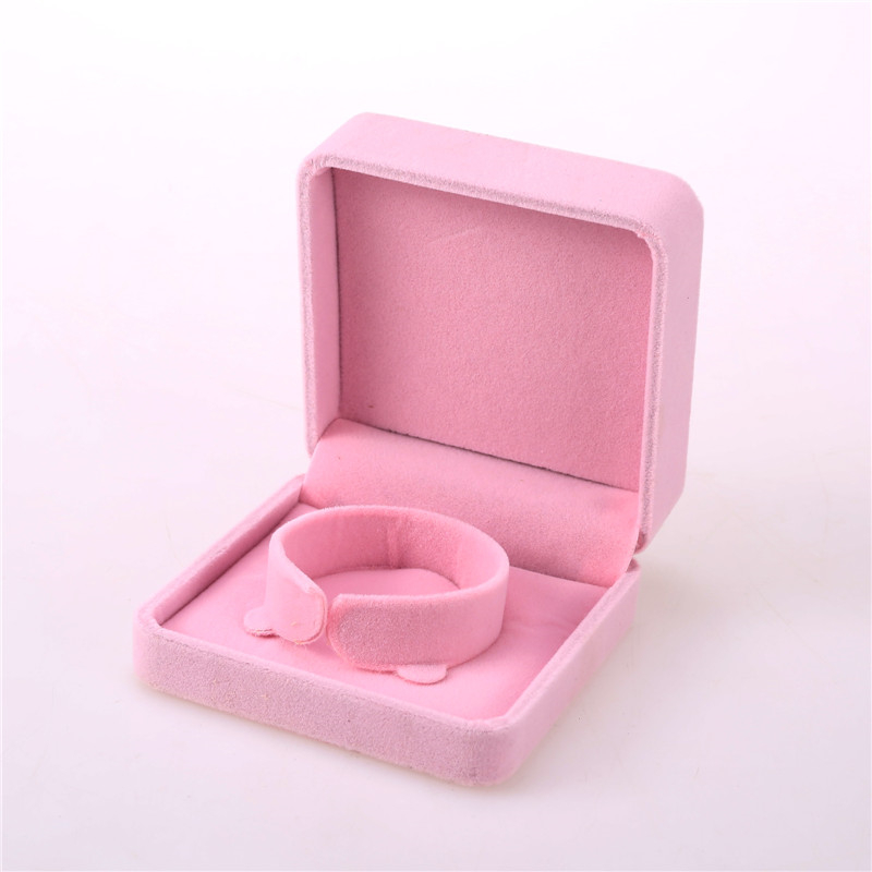 Caja de regalo de joyería rosa, caja de regalo de joyería personalizada