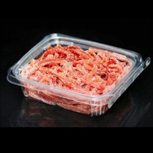 Caja de frutas con contenedor resistente a la manipulación de la tapa 190*155*45 mm HGF-003