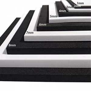 Hojas de espuma de EVAnegras personalizadas de venta caliente de buena calidad Boquilla antideslizante de buena calidad.