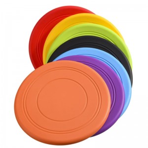 Disc de perro Silicone Puppy Flyer juguete Strising Dog Saucer flotante reaccionando juguetes interactivos de entrenamiento más rápido para pequeños perros para perros medianos juguetes deportivos al aire libre