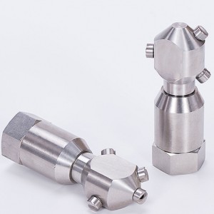 Boquilla de lavado de tanque rotativo de 360 ​​grados boquilla de lavado de tanque de acero inoxidable