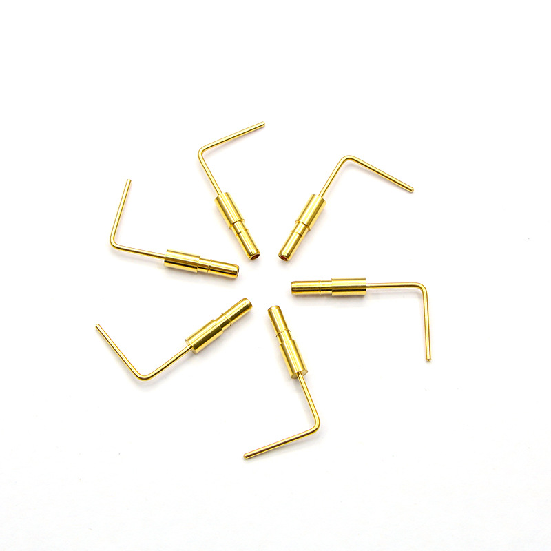 Pin de enchufes de latón&Sockets --- Finización del ángulo recto