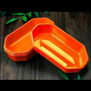 Bandeja de fruta colorida sin tapa 225*120*40 mm HGF-2313 Naranja/verde/Purple