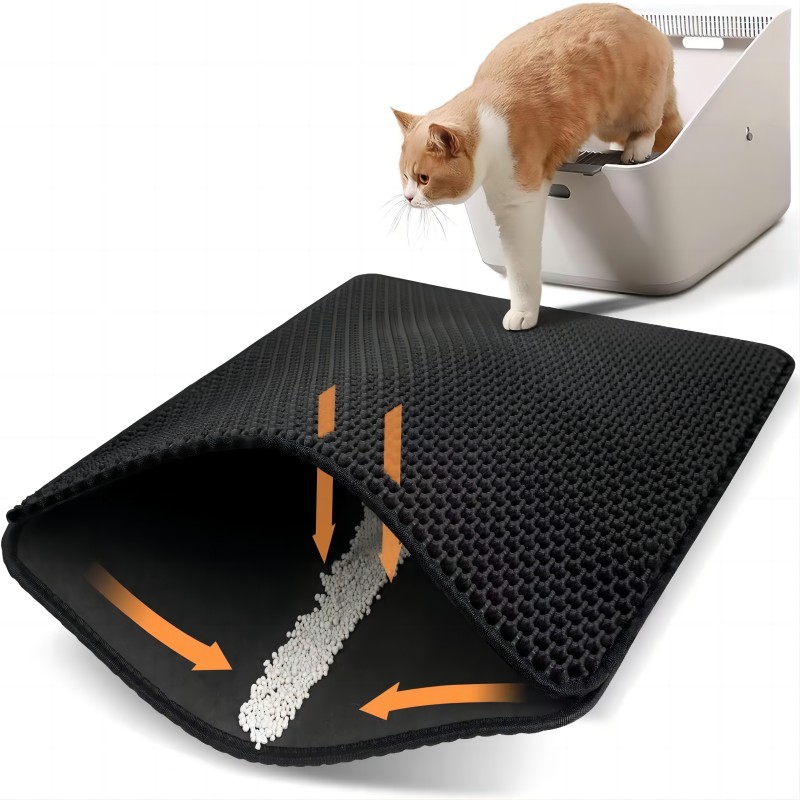 Fabricante impermeable mascota de doble capa lana de arena para gato