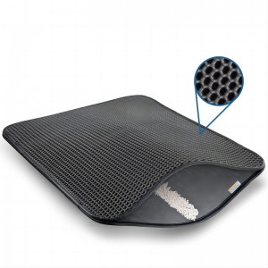 Fabricante impermeable mascota de doble capa lana de arena para gato