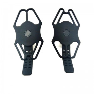 Soporte de teléfono de bicicleta de silicona, soporte para teléfonos de bicicleta de choque de rotación de 360 ​​°], soporte para teléfono de motocicleta de silicona universal, compatible con iPhone 14 13 12 11 Pro Max,