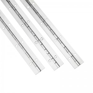 Tamaño estándar Bisagra larga 201#72 ‘’*1 bisagra de piano de acero inoxidable gabinete de hilera continua bisagra de piano