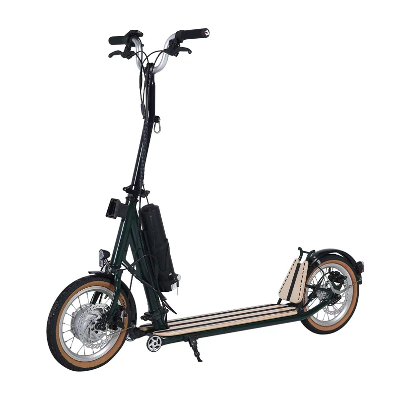 H10- 14 pulgadas de maquanismo doble plegable scooter eléctrico