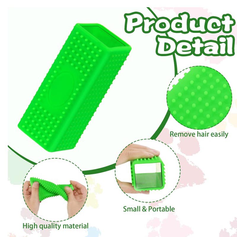 Limpiador de tambor de silicona para perros y gatos, limpiador de tambor de silicona para perros, cepillo de alfombra para perros, cepillo de limpieza de silicona hueca para sofás, impermeable y duradero