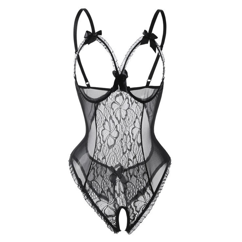 Lencería de una pieza, lencería sexy, lencería de encaje, lencería transparente, traje de lencería, lencería de talla grande, lencería de trajes, cuerdas de encaje