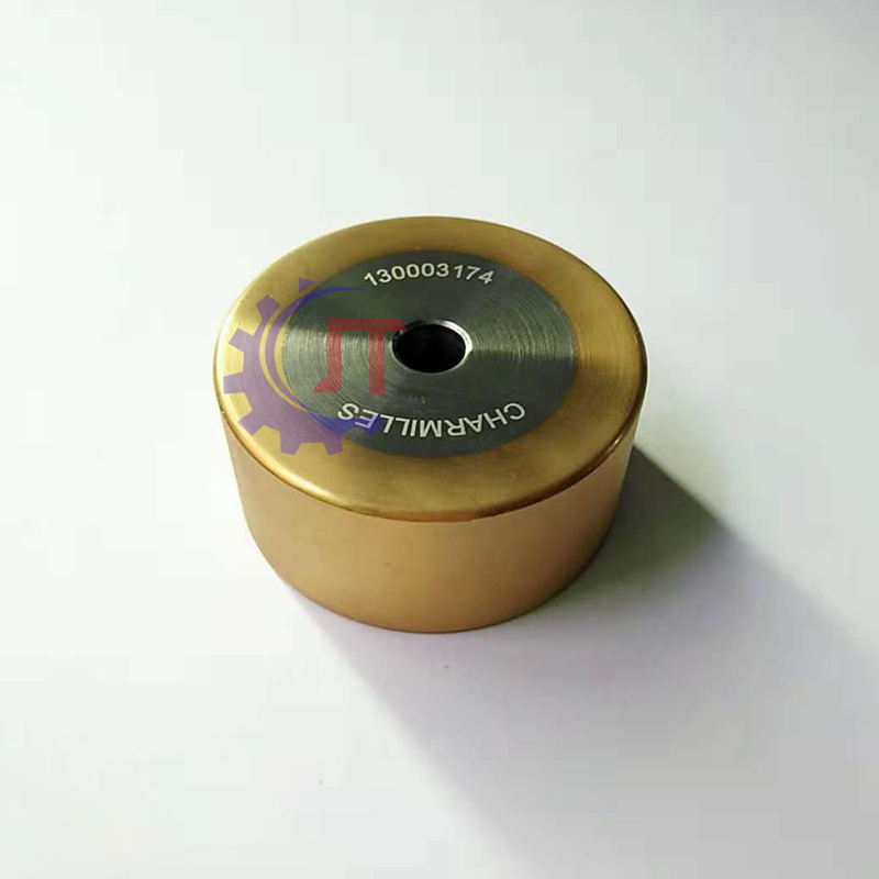 130003173 200543799 543.799 100449329 Rodillo de transmisión de alambre recubierto con surco superior OD50 x ID8 x H24 mm