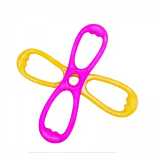 bandas de extracción de silicona, cuerda elástica de colmillo de silicona de silicona colocador de cuerdas de la cuerda de la cuerda de las bandas de resistencia para el estiramiento del cuerpo, yoga