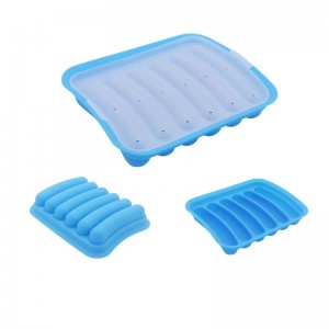 Moldes de salchicha de silicona antiadherente para perros calientes caseros, hot dogs de bricolaje, bpa sin mohoes de perros calientes de horno y microondas