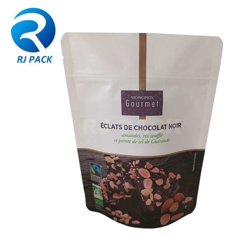 Impresión digital Kraft Doyypack con cremallera