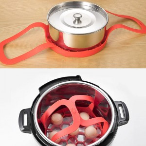 Alfombra de vapor de vapor de silicona con honda y estrago de mesa anti-escaladera