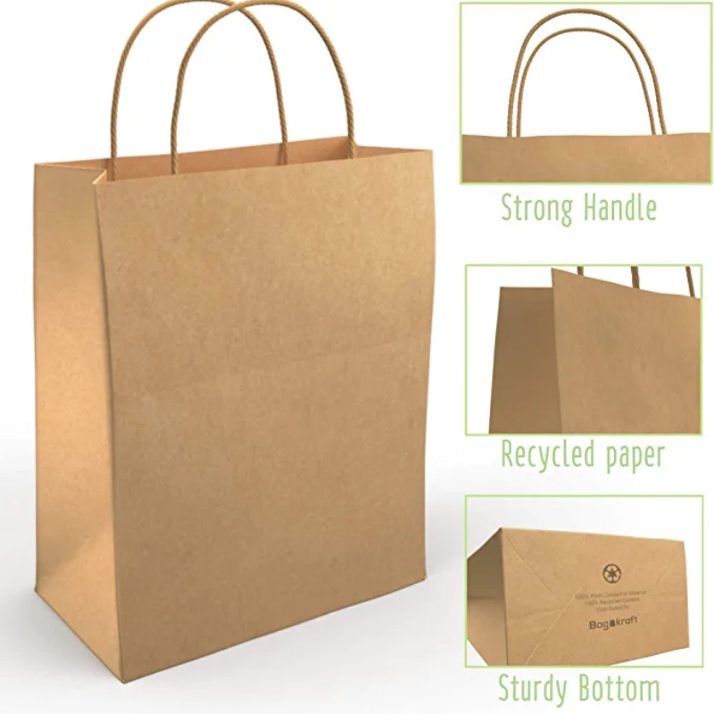 Bolsa de papel kraft ecológica