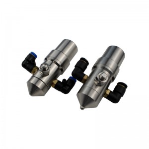 Boquilla de atomización de aire anti-drip boquilla de dos fluidos boquilla atomizante de atomización de acero inoxidable cartón humidificante boquilla humidificante