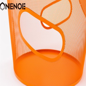 Onenoe Muebles modernos simples Mesa de café de almacenamiento redondo grande mesa auxiliar de la computadora portátil mesa de té mesa de buffet para el jardín de la oficina de la sala de estar