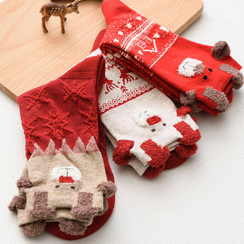 Las mejores medias de Navidad de ganchillo de ganchillo personalizado de punto de ganchillo de ganchillo con logotipo personalizado con logotipo personalizado