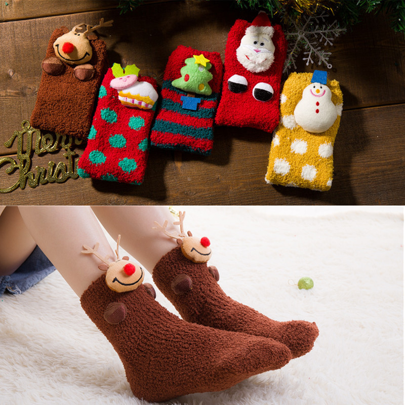 Las mejores medias de Navidad de ganchillo de ganchillo personalizado de punto de ganchillo de ganchillo con logotipo personalizado con logotipo personalizado