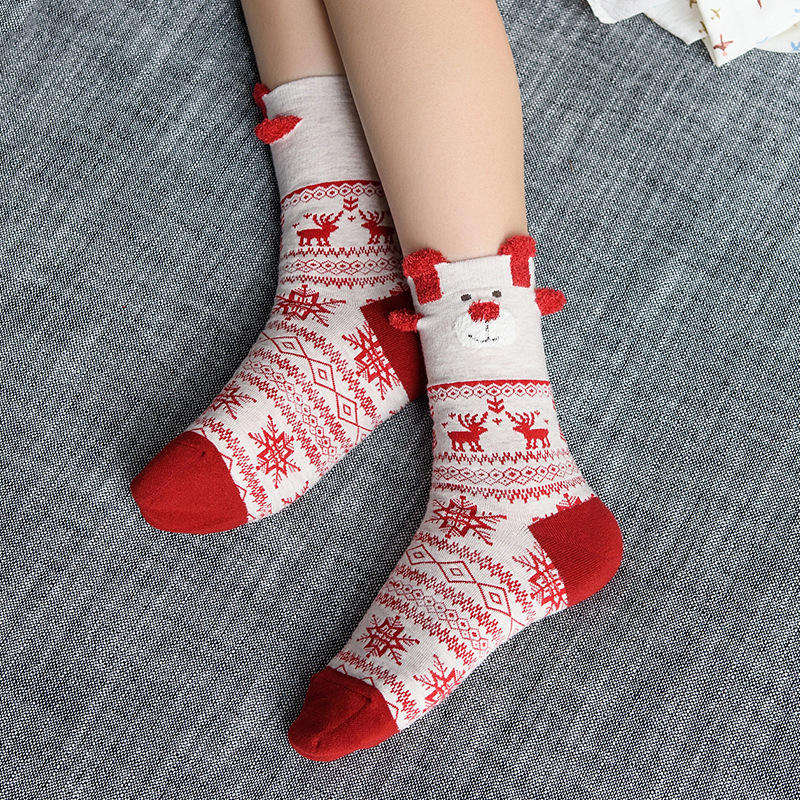 Las mejores medias de Navidad de ganchillo de ganchillo personalizado de punto de ganchillo de ganchillo con logotipo personalizado con logotipo personalizado