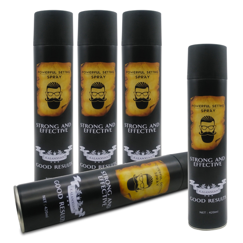 Aerosol de fábrica Strong Holding peinando cabello textura spray