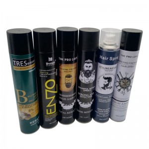Aerosol de fábrica Strong Holding peinando cabello textura spray