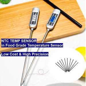 Sensor de temperatura NTC en sensor de grado alimenticio