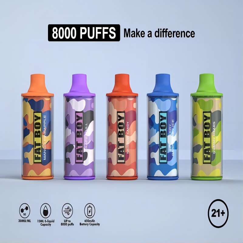 Elfworld recarga 8000 bocanadas de flano jugo de vape e líquido voltbar tipo-C recargable Vapor desechable
