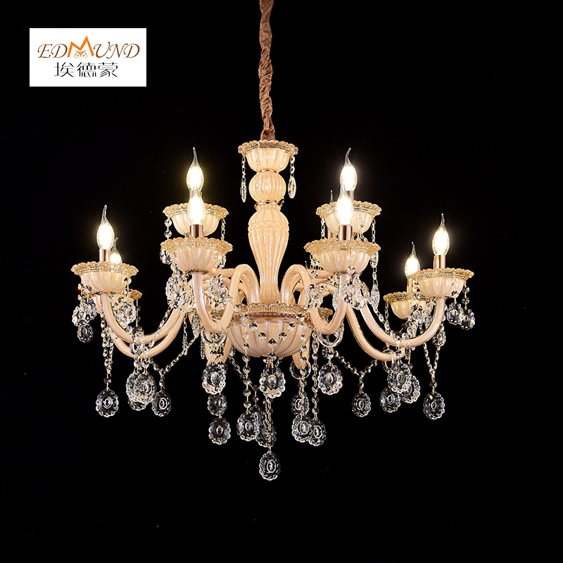 1308-8+4 Modern Crystal Chandelier Decoración de lujo
