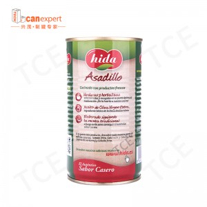Alma de alimentación impresa personalizada Grado 3 litro 4L 500 ml Empaque vacío Aceite de metal Can Vegetal Cocina de aceite de oliva redonda lata