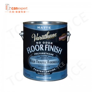 TCE- Venta en caliente El solvente químico de metal de 0.35 mm de espesor redondo tamaño de cubo lata