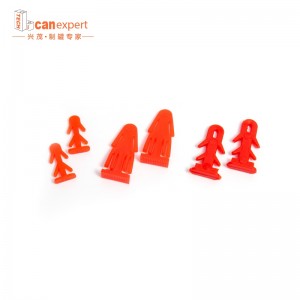 TCE- Suministro de fábrica PE PEL PELO PLATA DEL METAL 0.3MM CAN ENCHUNO DE ESCAPE