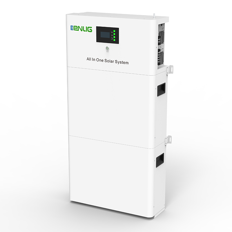 Sistema de almacenamiento de energía Kenlig 51.2V 100AH ​​/200AH 5.12kWh/10kWh Batería más con inversor todo en un sistema solar Lifepo4 Lithium ion Battery