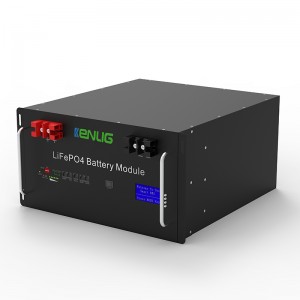 RACK MONTADO 48V 100/150 200AH LIFEPO4 APELITADORES DE ALIGROSA RS232 RS232/RS485/CAN Batería de iones de litio de carga rápida con LCD