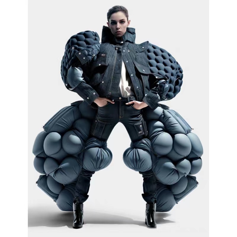 G-Star Raw/ready-to-wear/ai artificial inteligencia diseño/denim colección \\\\ siluetasnexagerradas