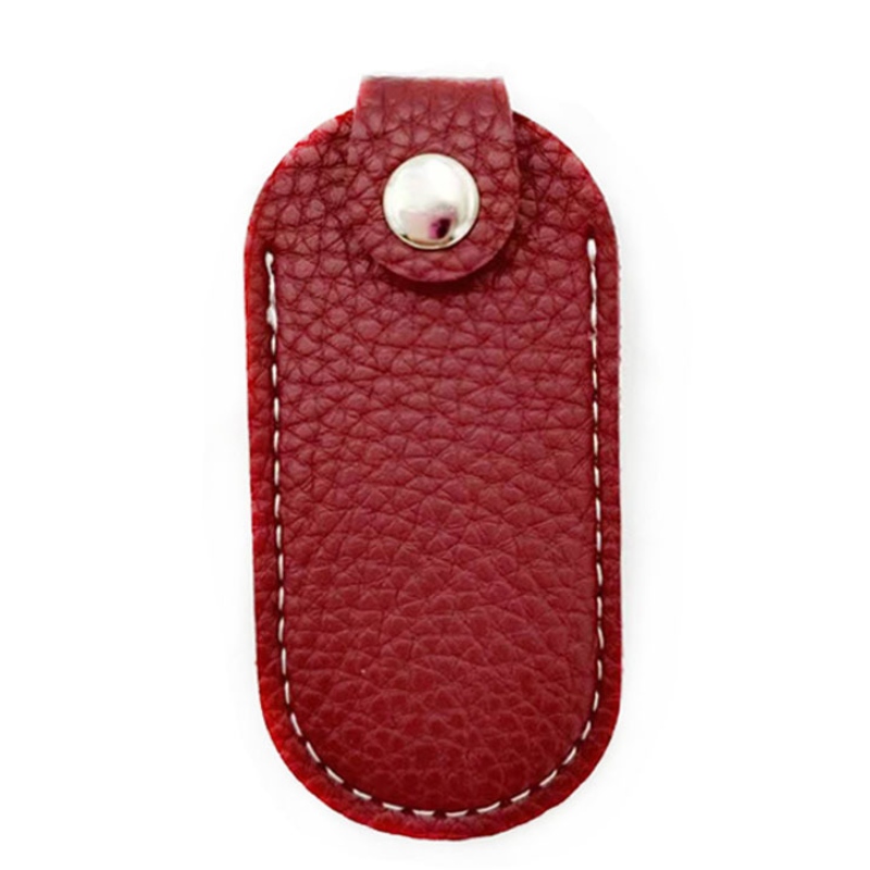 Hebilla de llave de cuero, estuche de cuero de transmisión USB, varios artículos de cuero pequeños, carcasa de billetera de cuero