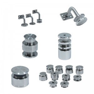 Accesorios de barandilla de acero inoxidable Escaleras y balcón Accesorios de vidrio Productos