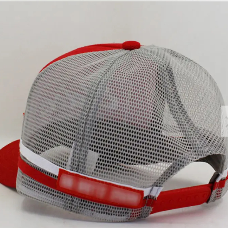 Bordado 3D personalizado 5 paneles fuera de puerta béisbol deportivo tap camionero gorro de malla