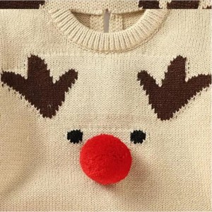 2023 El suéter de bebénavideño másnuevo y tejido paraniños