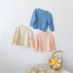 Children suéter de bebé chaqueta de cárdigan de punto