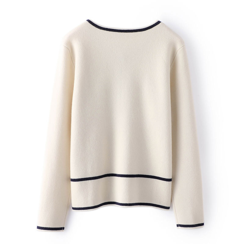 Manga larga para mujeres 100% Cardigan de cachemir Sweaters grues