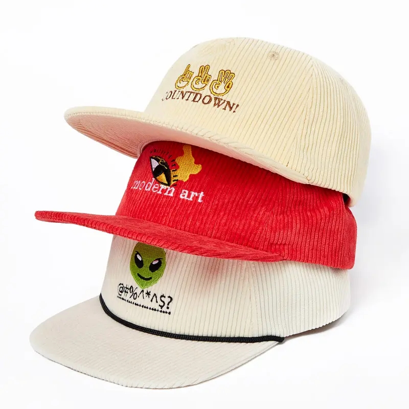 Corriente de bordado 3D personalizado al por mayor Snapback Hat Snapback Cap