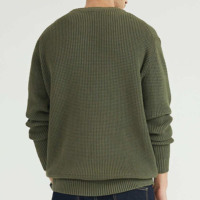 100% de algodón de invierno Custom Men \\ s Crew Neck Sweater Jopers de suéter