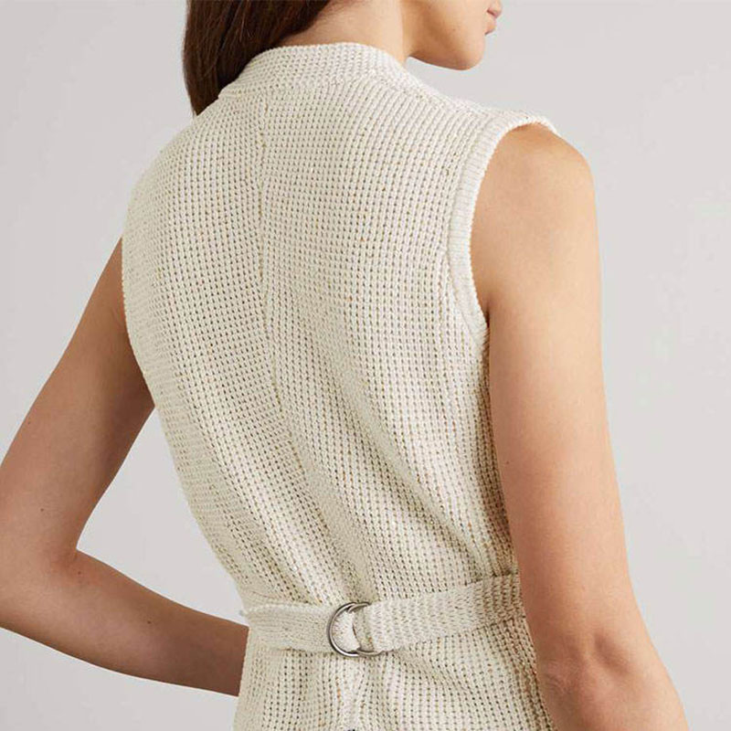 Knitwear Factory Custom 2023 Ropa para mujeres Ropa de verano Sweaters de suéter de cuello