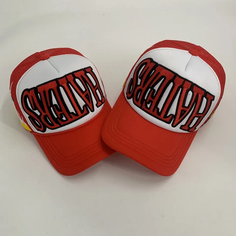 Versión completa de mayor tamaño de alta calidad de bordado Trucker Hat Logotipo personalizado