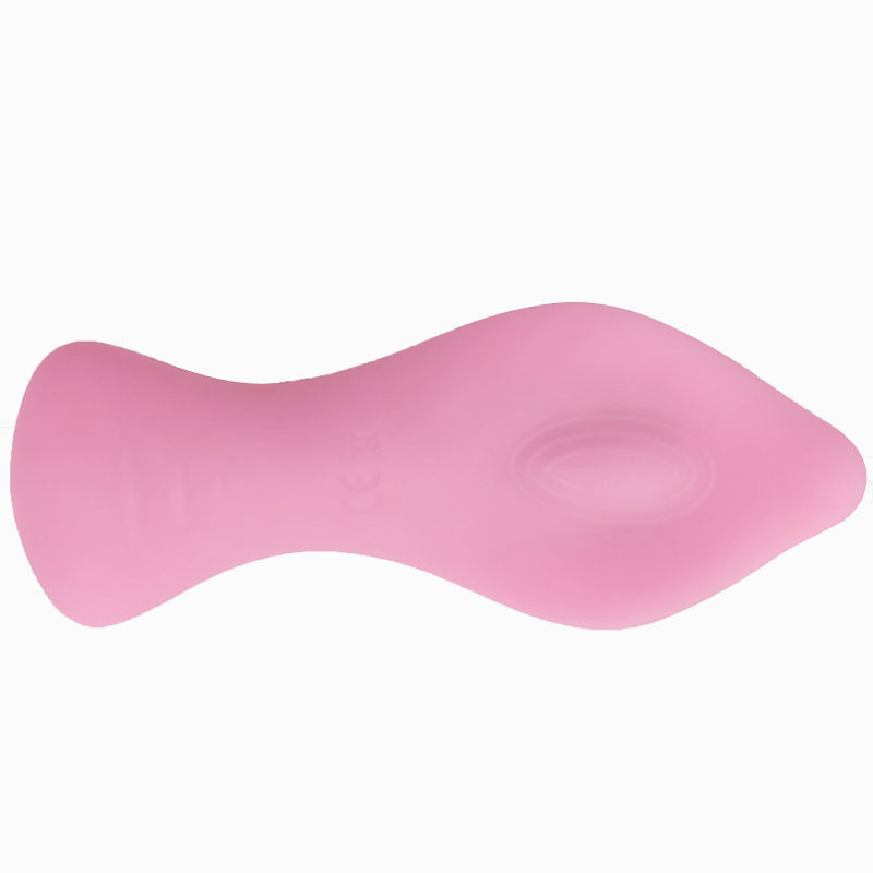 Varita vibrador de lanza vibratoria de juguete para adultos (lengua rosa)