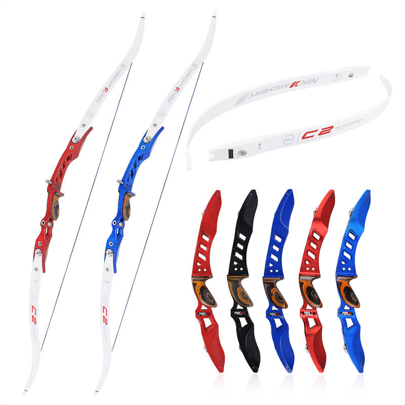 64 pulgadas recurva arcos 14-46 lbs arcos para arqueros